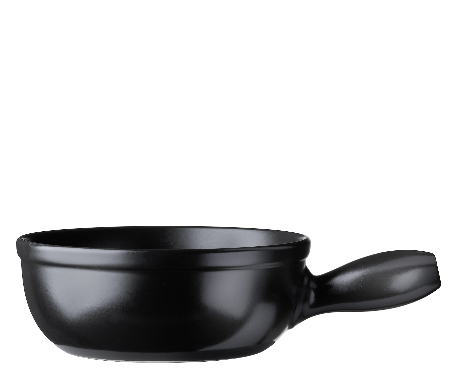 FONDUE - Caquelon ECO schwarz 24 cm