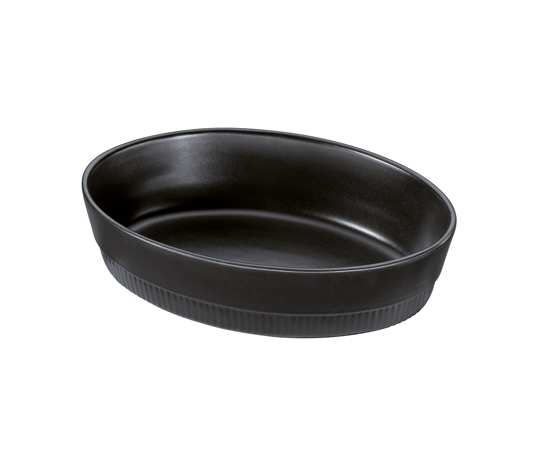 Auflaufform CHALET oval 30 cm schwarz