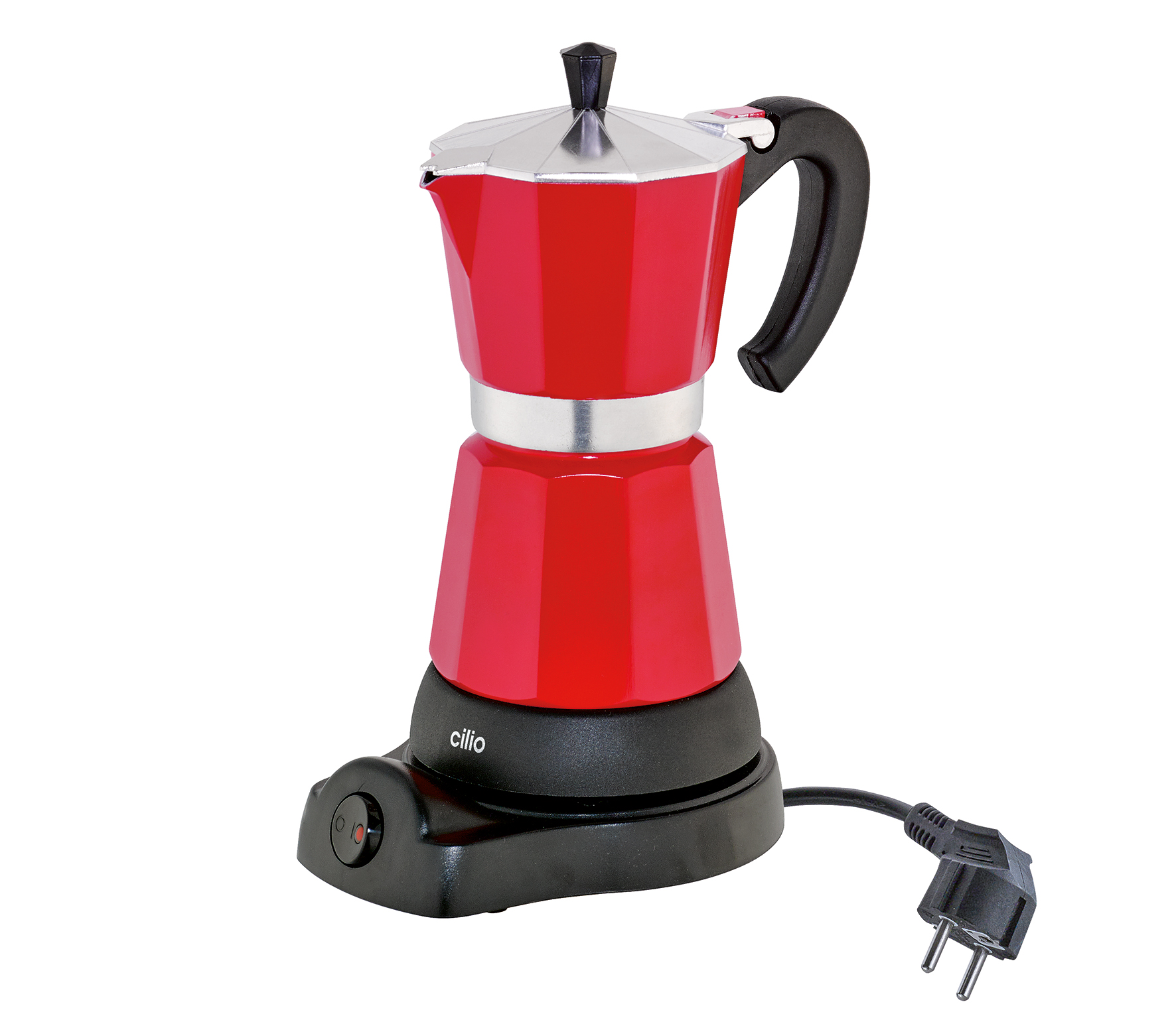 Espressokocher CLASSICO 6T rot, elektrisch